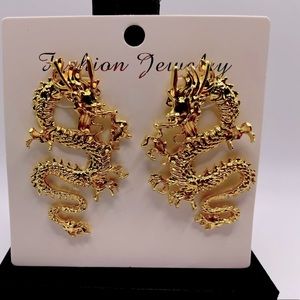 Dragon Gold Earring